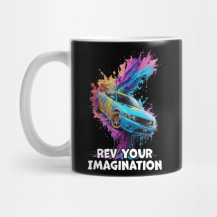 Chromatic Velocity: Ignite Your Imagination Mug